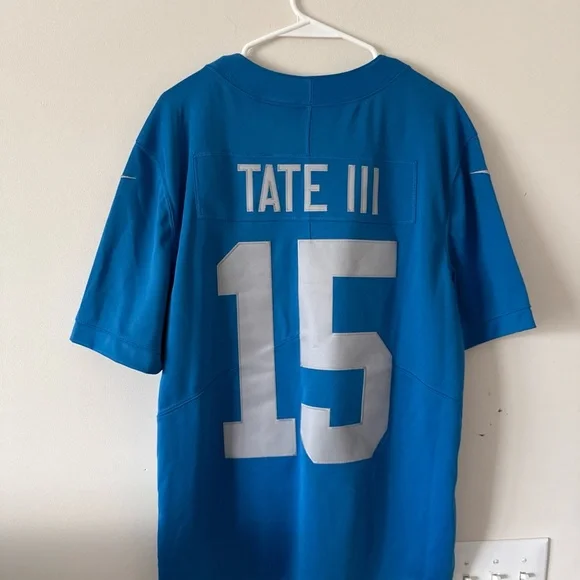 NFL Blue and Silver Men's Jersey